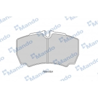 Тормозные колодки дисковые, комплект MANDO Iveco Daily 4 Грузовик 35C14 140 л.с. 2009 – 2011 MBF015050 ZII B81