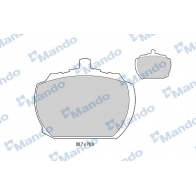 Тормозные колодки дисковые, комплект MANDO OGPW FF MBF015054 1439978570