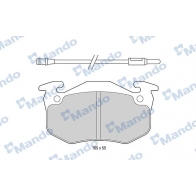 Тормозные колодки дисковые, комплект MANDO 1439978580 Y9W5 KT5 MBF015065