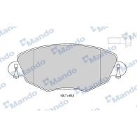 Тормозные колодки дисковые, комплект MANDO 1439978652 MBF015151 16 4VS1