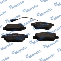 Тормозные колодки дисковые, комплект MANDO Fiat Grande Punto (199) 1 Хэтчбек 1.4 LPG 78 л.с. 2008 – наст. время MBF015168 QFS3 JT