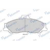 Тормозные колодки дисковые, комплект MANDO N9 OE9 MBF015191 1439978689