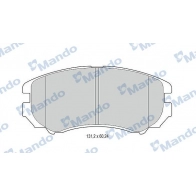 Тормозные колодки дисковые, комплект MANDO E275 VD Hyundai Galloper (JK01) 2 Внедорожник 2.5 TD 88 л.с. 1998 – 2003 MBF015308