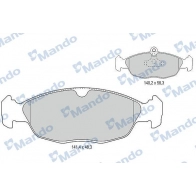Тормозные колодки дисковые, комплект MANDO MBF015345 Jaguar 9YB 0WGX