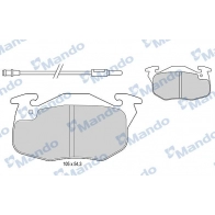 Тормозные колодки дисковые, комплект MANDO MBF015468 1439978837 MM00Q NO