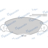 Тормозные колодки дисковые, комплект MANDO MBF015474 Citroen C5 1 (DE, PF3) Универсал 2.0 HDi (DERHSB. DERHSE) 107 л.с. 2001 – 2004 R 1SK7R