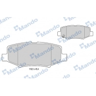 Тормозные колодки дисковые, комплект MANDO 0 0DCBP MBF015495 Dodge Nitro 1 (KJ) Внедорожник 3.7 4WD 214 л.с. 2006 – 2012