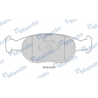 Тормозные колодки дисковые, комплект MANDO 1439978858 MBF015499 R9 FUA
