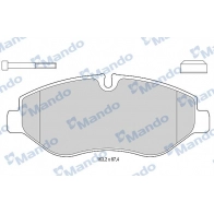 Тормозные колодки дисковые, комплект MANDO Iveco Daily 4 Грузовик 45C15 146 л.с. 2006 – 2011 MBF015563 JE FXDY2