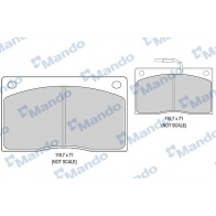 Тормозные колодки дисковые, комплект MANDO CZVQ O4 1439978892 MBF015564