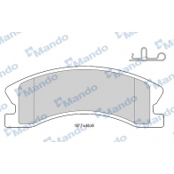 Тормозные колодки дисковые, комплект MANDO 1439978895 MBF015578 AMS8EE E