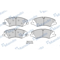 Тормозные колодки дисковые, комплект MANDO 6RJ45 KX MBF015607 1439978912