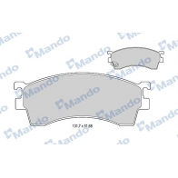 Тормозные колодки дисковые, комплект MANDO Mazda 626 (GE) 4 Хэтчбек 2.0 i 115 л.с. 1991 – 1997 R 57HB MBF015624