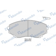 Тормозные колодки дисковые, комплект MANDO Y LU0DG1 MBF015626 1439978924