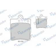 Тормозные колодки дисковые, комплект MANDO Mercedes C-Class (S203) 2 Универсал 2.2 C 220 CDI (2006) 143 л.с. 2001 – 2007 MBF015664 0XRA U