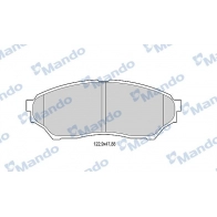 Тормозные колодки дисковые, комплект MANDO MBF015703 1439978957 BO5J W