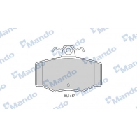Тормозные колодки дисковые, комплект MANDO B W5OH4 MBF015730 Nissan Almera Tino (V10) 1 Минивэн 2.2 dCi 112 л.с. 2003 – 2006
