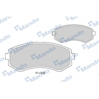 Тормозные колодки дисковые, комплект MANDO QFYQ 9IA MBF015735 1439978972