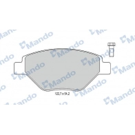 Тормозные колодки дисковые, комплект MANDO MBF015797 Renault Megane (LM) 2 Седан 1.4 82 л.с. 2003 – 2024 NT 25Q