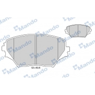 Тормозные колодки дисковые, комплект MANDO 1439979053 7WS RGPF MBF015863