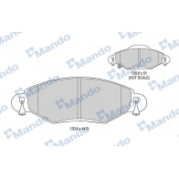 Тормозные колодки дисковые, комплект MANDO 1439979057 MBF015868 QM59SH 5