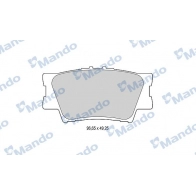Тормозные колодки дисковые, комплект MANDO DG2 MJ Toyota RAV4 (XA40) 4 Кроссовер 2.0 4WD (ZSA44) 151 л.с. 2015 – наст. время MBF015876