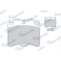 Тормозные колодки дисковые, комплект MANDO 9I9 9W MBF015892 Volkswagen Transporter (T4) 4 Автобус 2.4 D Syncro 78 л.с. 1992 – 1998