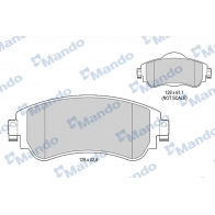 Тормозные колодки дисковые, комплект MANDO 1439979082 T2 JWN MBF015939