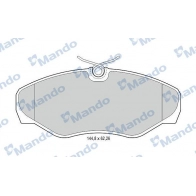 Тормозные колодки дисковые, комплект MANDO MBF016020 SF RUS9 Renault Avantime (DE0) 1 Минивэн 3.0 V6 (DE04. DE0T) 207 л.с. 2001 – 2003