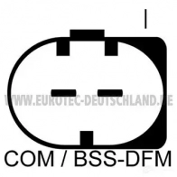 Генератор EUROTEC 1437432830 12090870 1CLY7 T - Изображение 4