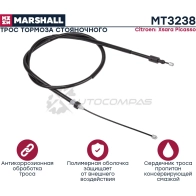 Трос ручного тормоза Citroen Xsara Picasso 99- MARSHALL 1441202329 MT3238 S P2B0X