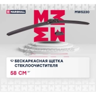 Щетка стеклоочистителя 23”, 58 см hook, side pin, push,pinch button 19 mm MARSHALL MW5230 1441201633 TY0 29 - Изображение 2