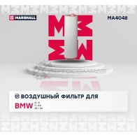 Фильтр воздушный BMW 3 (E46, E90-E93) 99-, 5 (E39, E60, E61) 98-, X5 (E53, E70) 00-, X6 (E71, E72) 08- MARSHALL 1441201708 TI WHZ2J MA4048 - Изображение 2