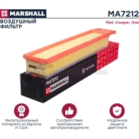 Фильтр воздушный Mini Cooper II 06-, One II 07- MARSHALL 1437232707 CVG A7 MA7212 - Изображение 2