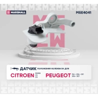 Датчик положения коленвала Citroen: C3 I 02-, C4 I 04- Peugeot: 206 98-, 301 12-, 306 93-, 307 00- MARSHALL 1441202454 MSE4041 6 AVLTC