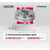 Барабан тормозной Chevrolet Spark II 05-, Daewoo Matiz 05- MARSHALL WG0N CM 1437232036 M1900900 - Изображение 3