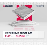 Фильтр салонный угольный Fiat Sedici 06-, Suzuki Baleno II 16-, SX4 I 06-, Swift III, IV 05- MARSHALL 1441202522 01GR R1A MC3299K - Изображение 2