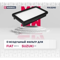 Фильтр воздушный Fiat Sedici 06-, Suzuki SX4 I 06- MARSHALL 1441202599 N 6LDV24 MA3240 - Изображение 2