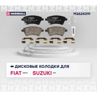 Тормозные колодки дисковые Fiat Sedici 06-, Suzuki SX4 I 06-