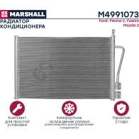 Радиатор кондиционера Ford Fiesta V 02-, Fusion 02-, Mazda 2 03- MARSHALL 1441202662 M4991073 XWI J6I - Изображение 4