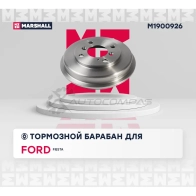 Барабан тормозной Ford Fiesta VI 08- MARSHALL M1900926 T0F 9V5 1441202831 - Изображение 2