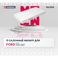 Фильтр салонный Ford Focus I 98-, Tourneo Connect I 02-, Transit Connect I 02- MARSHALL 1441203013 AEOGC QR MC3193 - Изображение 2