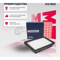Фильтр воздушный Hyundai i10 I 10-, Kia Picanto II 11- MARSHALL ZGU IWL MA7880 1441203562 - Изображение 1