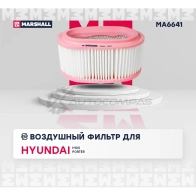 Фильтр воздушный Hyundai H100 93-, Porter I 94- (+ТагАЗ) MARSHALL 1441203577 MA6641 OEJ ECN - Изображение 2