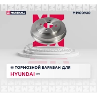Барабан тормозной Hyundai Getz 02- (с ABS) MARSHALL XE3 17 1441203910 M1900930 - Изображение 2