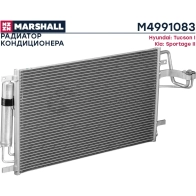 Радиатор кондиционера Hyundai Tucson I 04-, Kia Sportage II 04- MARSHALL M4991083 W XRU3WT 1441204003