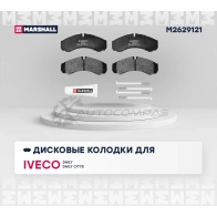 Тормозные колодки дисковые Iveco Daily I-VI 85- ориг. номер 19092981 MARSHALL 1437232657 M2629121 J O8RA - Изображение 2