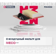 Фильтр воздушный Iveco Daily IV-VI 06- MARSHALL 1441204064 WSM 26 MA4332 - Изображение 2