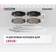 Тормозные колодки дисковые Lexus IS II 05-