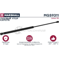 Амортизатор багажника Lexus RX (2008-2015) MARSHALL 1441204282 MGS9311 ILOX 5OR